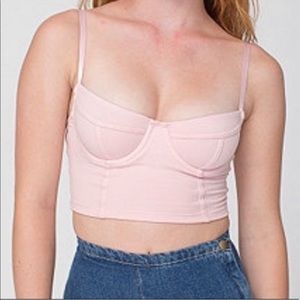 COPY - American Apparel bustier crop top